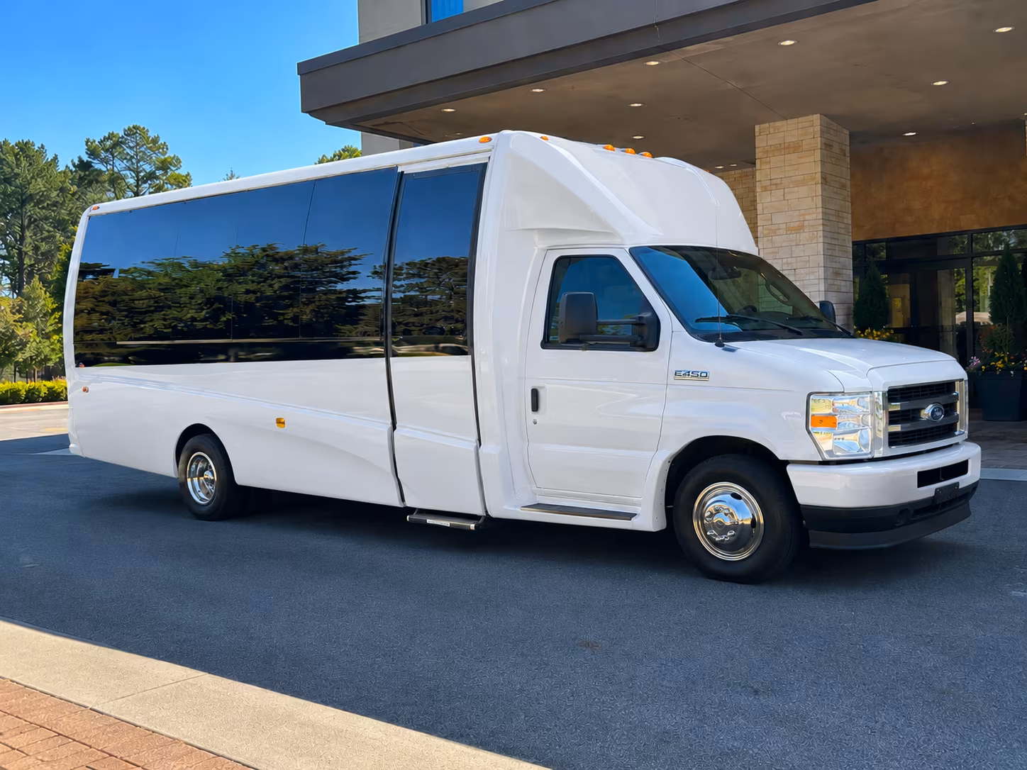 on your way to a rural venue a wedding bus makes all the difference